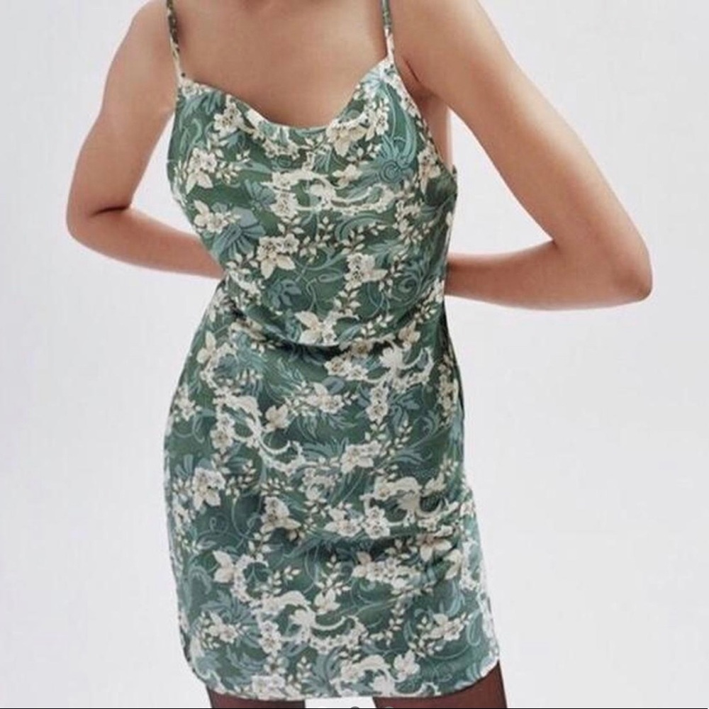 Urban Outfitters Cowl Neck Slip Dress